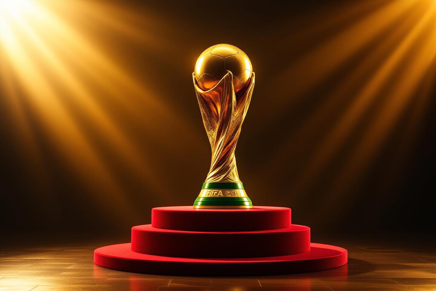 Trophée dans le stade